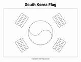 Korea sketch template