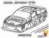 Coloring Nascar Pages Car Print Kids Johnson Jimmie Cars Printable Kyle Drawing Race Adults Matchbox Larson 48 Easy Sports Jimmy sketch template