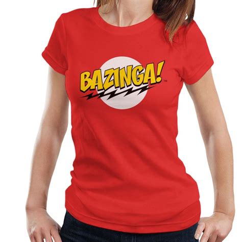 Small The Big Bang Theory Bazinga Women S T Shirt On Onbuy