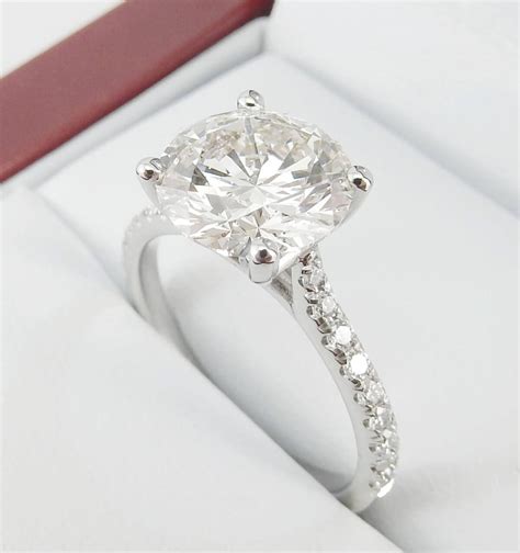 solitaire diamond engagement ring pave setting  diamondnet