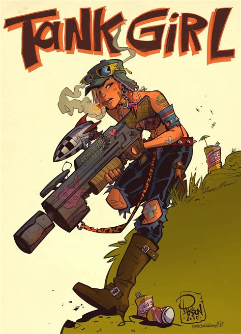 Tank Girl By Brett Parson Tank Girl Art Tank Girl Comic Cartoon