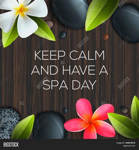 keep calm have spa day vector and photo bigstock