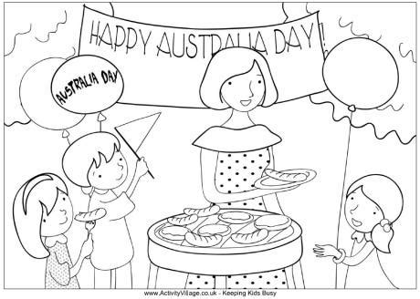 australia day coloring pages  coloring kids