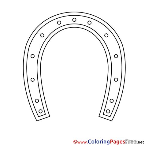 coloring pages  horseshoes