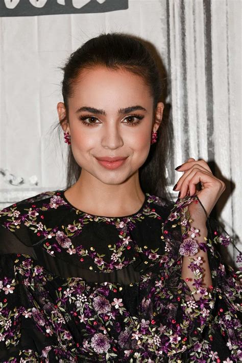 Sofia Carson Looks Stunning In A Short Ruffle Dress While