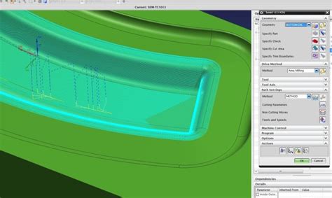 nx area milling issues