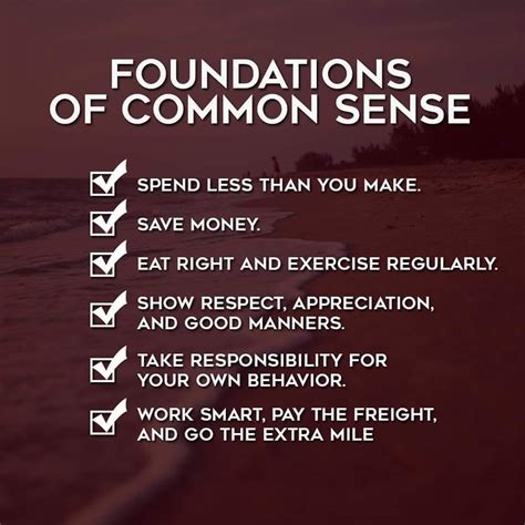 foundations  common sense jm perry learning