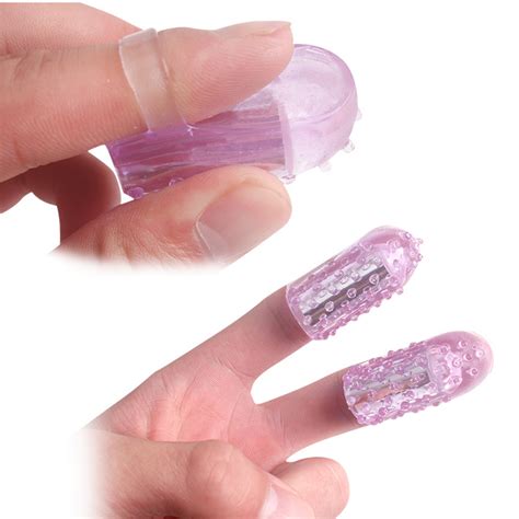 Female Finger Vibrator Clitoral G Spot Stimulator Sleeve Jump Egg