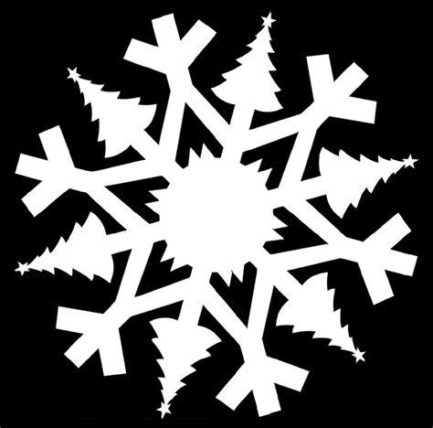 christmas themed paper snowflake templates holidappy