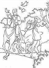 Coloring Horse Princess Prince Riding Pages Cinderella Drawing Charming Horses Kids Girl Color Printable Getdrawings Getcolorings Holiday Print Popular Choose sketch template