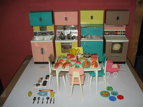 vintage 1960 s deluxe reading barbie doll dream kitchen