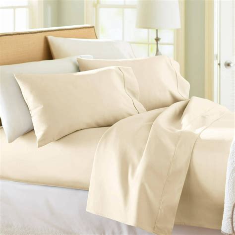 canopy cotton  thread count full bed sheet set   walmartcom