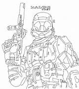 Halo Coloring Pages Chief Master Getcolorings sketch template