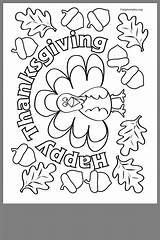 Thanksgiving Preschool Kids Crafts Coloring Pages Activities Theme Fall Choose Board Holiday School sketch template