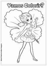 Thumbelina Colorear Fairy Ielindasimagens Criativa Ideia sketch template