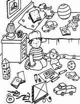 Coloring Room Pages Children sketch template
