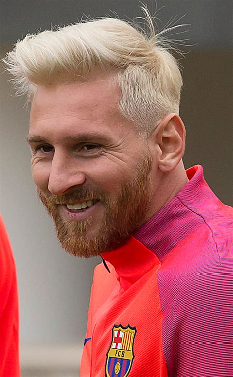 lionel messi just went platinum blond and the internet can t deal e news