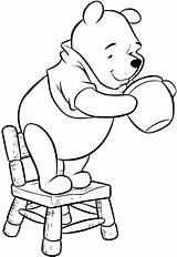 Pooh Pintarcolorear sketch template