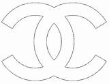 Chanel Logo Diy Shirt Stencil Stencils Printable Large Coco Print Cut Embroidery Coplusk Logos Decor Printables Crafts Jewelry Projects Accessories sketch template