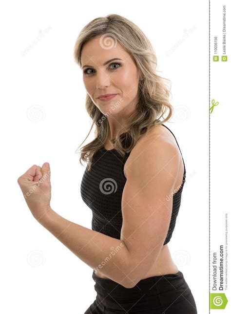 Women Flexing Muscles