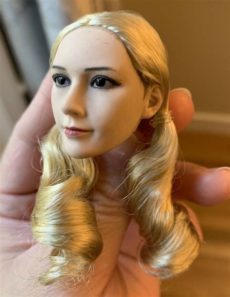 1 6 Female Blonde Hair Head Sculpt For 12 Tbleague Phicen Figure Usa
