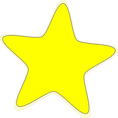 yellow star  clip art vector clip art  royalty