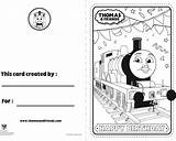 Thomas Coloring Friends Pages Edward Birthday Card Birthda Thomasthetankengine Thomasandfriends Cards sketch template
