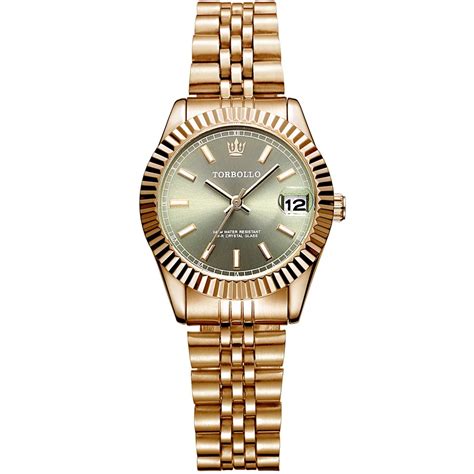 top brand women wrist watches japan movt luxury geneva quartz clock green  box water