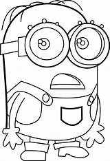 Despicable Stuart Minions Trumpet Wecoloringpage sketch template