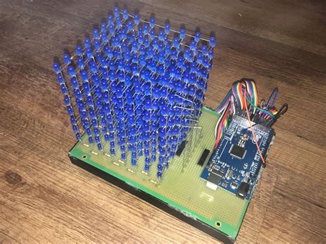 led cube powered   arduino mega arduino project hub