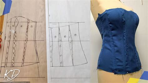 mary corset  sewing pattern corset pattern corset