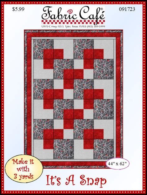 snap downloadable  yard quilt pattern etsy  zealand
