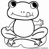 Coloring Frog Frogs Pages Printable Cute Colouring Kids Print Color Drawing Sheets Easy Hungry Getdrawings Animal Adults Clipartmag Set Tree sketch template