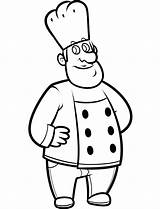 Cozinheiro Cocinero Trolls Gordo Chefe Chefs Coloring4free Pintar Dibujosonline Colorironline sketch template