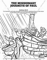 Coloring Missionary Journeys School Sharefaith sketch template