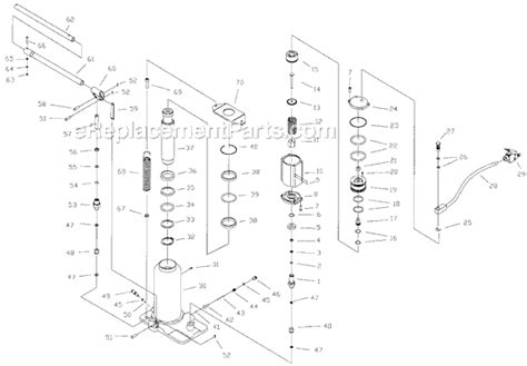 jet air hydraulic bottle jack ahj  ereplacementpartscom