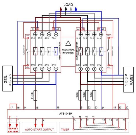 automatic transferred switch ats circuit diagram electrical engineering blog transfer
