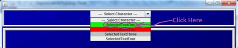 java custom jcomboboxrenderer change background color depending  text selection stack overflow