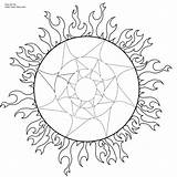 Sun Printable Coloring Getdrawings sketch template