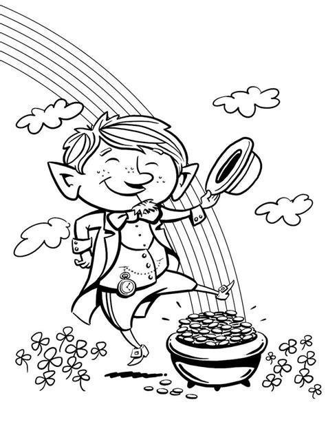 top  leprechaun coloring pages  folklore lovers coloring pages