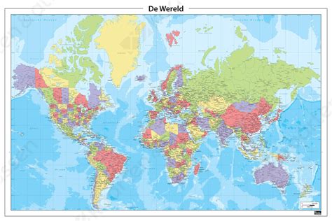 digitale wereldkaart nederlandstalig  kaarten en atlassennl