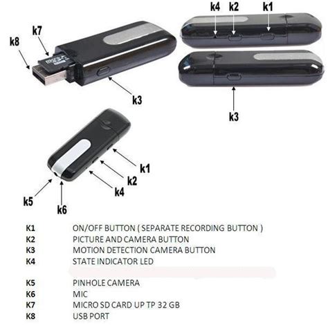 Mini Usb Flash Drive Spy Camera Dvr Mini U8 Instruction