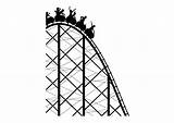 Coaster Rollercoaster Template Clipartfox Cliparting sketch template