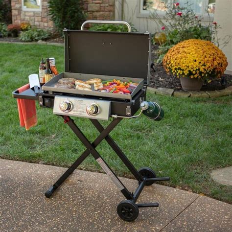 black rhino flat top griddle  perfect addition   outdoor kitchen fight  rhinos