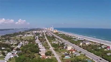 daytona beach shores aerial video youtube