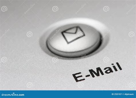 email button stock image image  society computers tech