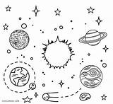 Solar System Coloring Pages Printable Kids sketch template