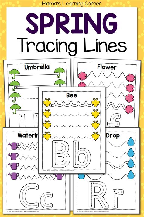 spring tracing worksheets alphabetworksheetsfreecom