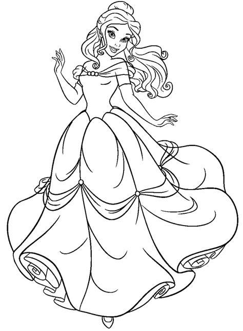 beauty   beast coloring pages