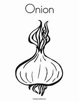 Onion Coloring Pages Drawing Twistynoodle Kids Vegetable Print Printable Template Popular Favorites Login Add Draw sketch template